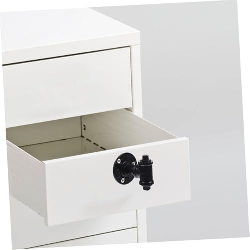 Poignée de commode industrielle en fer forgé Operitacx style loft vintage - 4