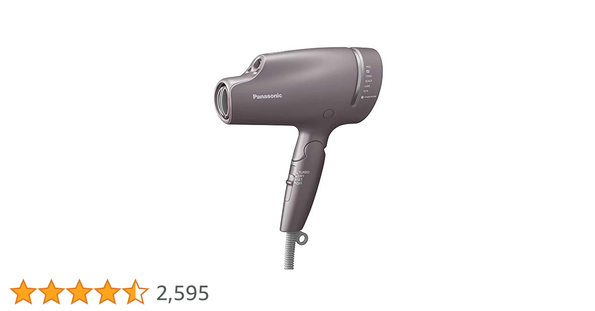 Amazon | パナソニック ヘアドライヤー ナノケア モーブシルバー