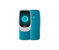 Nokia 3210 feature phone with 4G, 2.4 display, Retro design, 2MP camera, Dual SIM, Cloud Apps, 1450mAh battery, USB Type-C charging, Micro SD slot up to 32GB, Bluetooth 5.0 - Scuba Blue