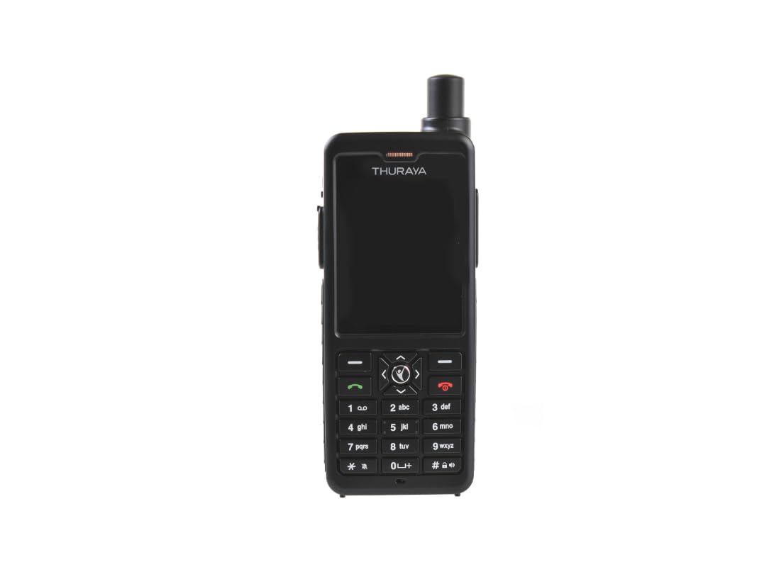 OSAT Thuraya XT Pro Satellitentelefon und NOVA SIM mit 10 Einheiten (11 Minuten) / 365 Tagen Gültigkeit - Schwarz