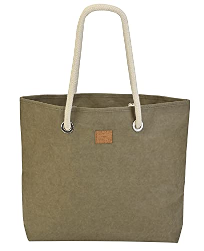 Out Of The Woods Pure Cord Shopper – Vegan Tote Bag With Cotton Rope Handles – Supernatural Paper Reusable Shopping Bag – Strong Washable Grocery Bag #TOP8