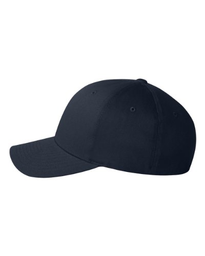 Yupoong V-Flexfit Cotton Twill Cap - Navy - S/M