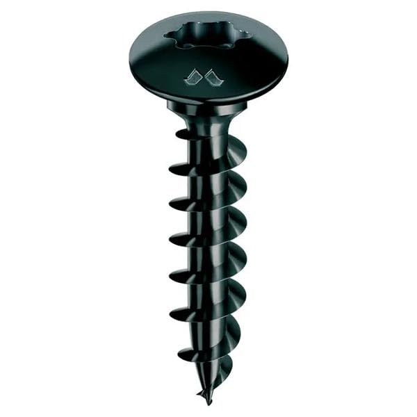 Vis penture noire Mustad PANELVIT TX30 la fixation haut de gamme 6x40mm