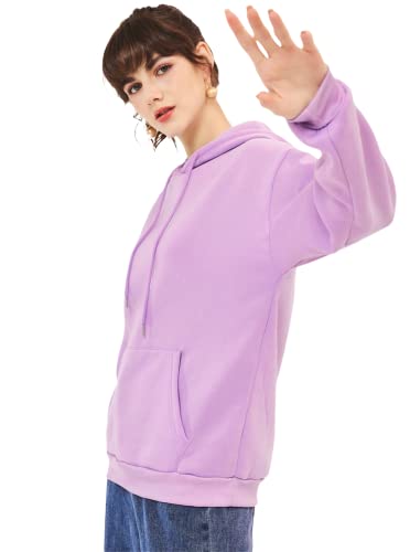 Image of BE SAVAGE Women's Solid Full Sleeves Cotton Hoodie