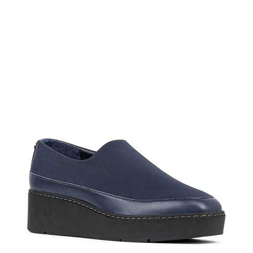 Image of Donald Pliner Women's Wilson Elastic Loafer, Cushioned Slip-On Loafers, Footwear with Stretch Comfort