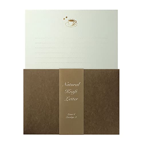 包む レターセット カフェ ナチュラルクラフト TL068