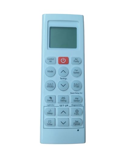 Image of Sanavya AC Remote Control - Compatible Replacement for LG AKB75415316 akb75415316 Split & Window Air Conditioners - Replicates Genuine Remote Functions (Lg REMITE 5 in 1 36R)