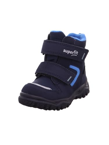 Superfit Unisex Kinder HUSKY1 Boot, Schneestiefel, BLAU 8000, 24