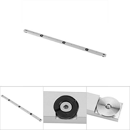Aluminum Alloy Miter Bar, 450mm Table Saw Slider Gauge Rod for Building Jigs Compatible with M6 Screws, 450 slider - Image 3