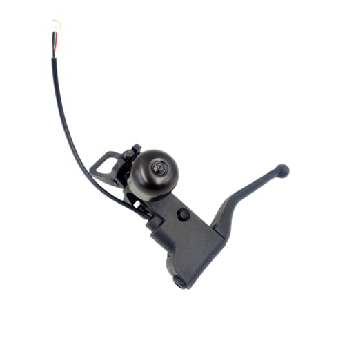 Electric Scooter Brake Handle with Bells Replacement Left Clutches Levers for F20 F25 F30 F40 Handle Left Levers with Bells Electric Accessories