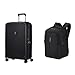 Samsonite Neopulse & Guardit 3.0 - Koffer, 70 cm, 69 L & Ryanair Handgepäck mit Laptopfach 14,1", 25 x 20 x 40 cm, 24 L - Business Reise-Set - Schwarz/Graphit