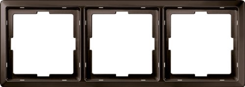 Preisvergleich Produktbild Merten 1328948 ARTEC-Rahmen, 3fach, dunkelbrasil