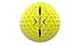 P*ss M*ssile Distance Golf Balls, Dozen - 4-Layer Design, High-Compression Core, and Surlyn Cover - Lower Spin & Ideal Trajectory for Longer, Straighter Shots (Yellow)