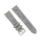 Couleur : voir la photo LUGEMA Bracelets De Montre Vintage En Cuir Véritable Suédé Bracelet De Montre En Velours Fait À La Main 18mm 20mm 22mm 24mm Bracelet De Remplacement (Color : Gray, Size : 18mm)