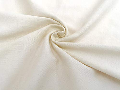 Image of American Baby Company 100% Natural Cotton Fitted Pack and Play Sheet 39 inch x 27 inch - Soft & Breathable Pack N Play Sheet for Playpen, Playard & Mini Crib Mattress, Cream, for Boys & Girls