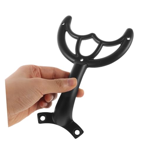 Bras de support pour ventilateur de plafond en métal noir durable - 5