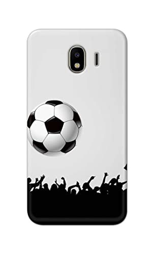 Image of Printed Hard Back Cover Case for Samsung Galaxy J4 Back Cover (Football Icon) -1302