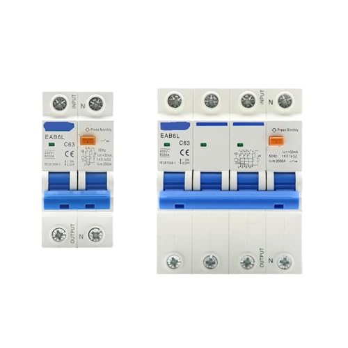 Protecteur de fuite AC230V 30mA contre surcharge et court-circuit