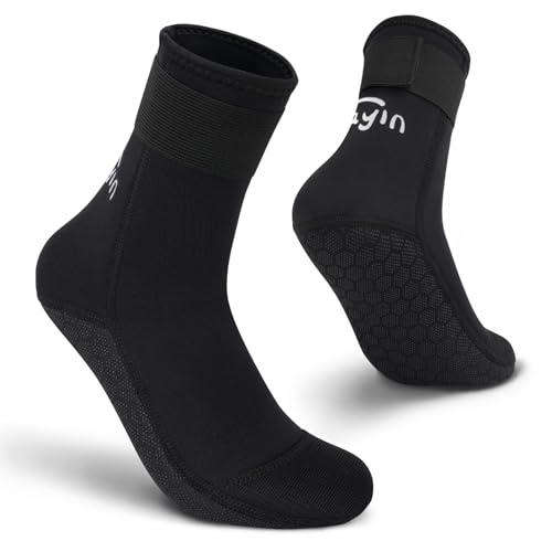 Chaussettes de plongée 3mm en néoprène premium pour sports nautiques