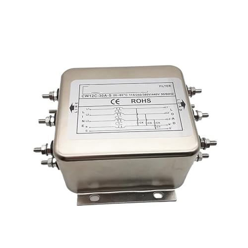 Filtre d'alimentation triphasé CW12C-30A-S pour stopper les parasites