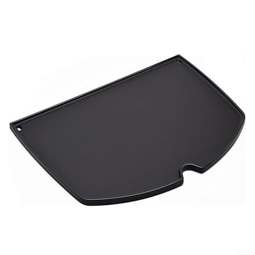 Placa de parrilla de hierro fundido para parrillas de gas Weber Q300 Q320 Q3000 Q3100 Q3200, distribución uniforme del calor y fácil limpieza