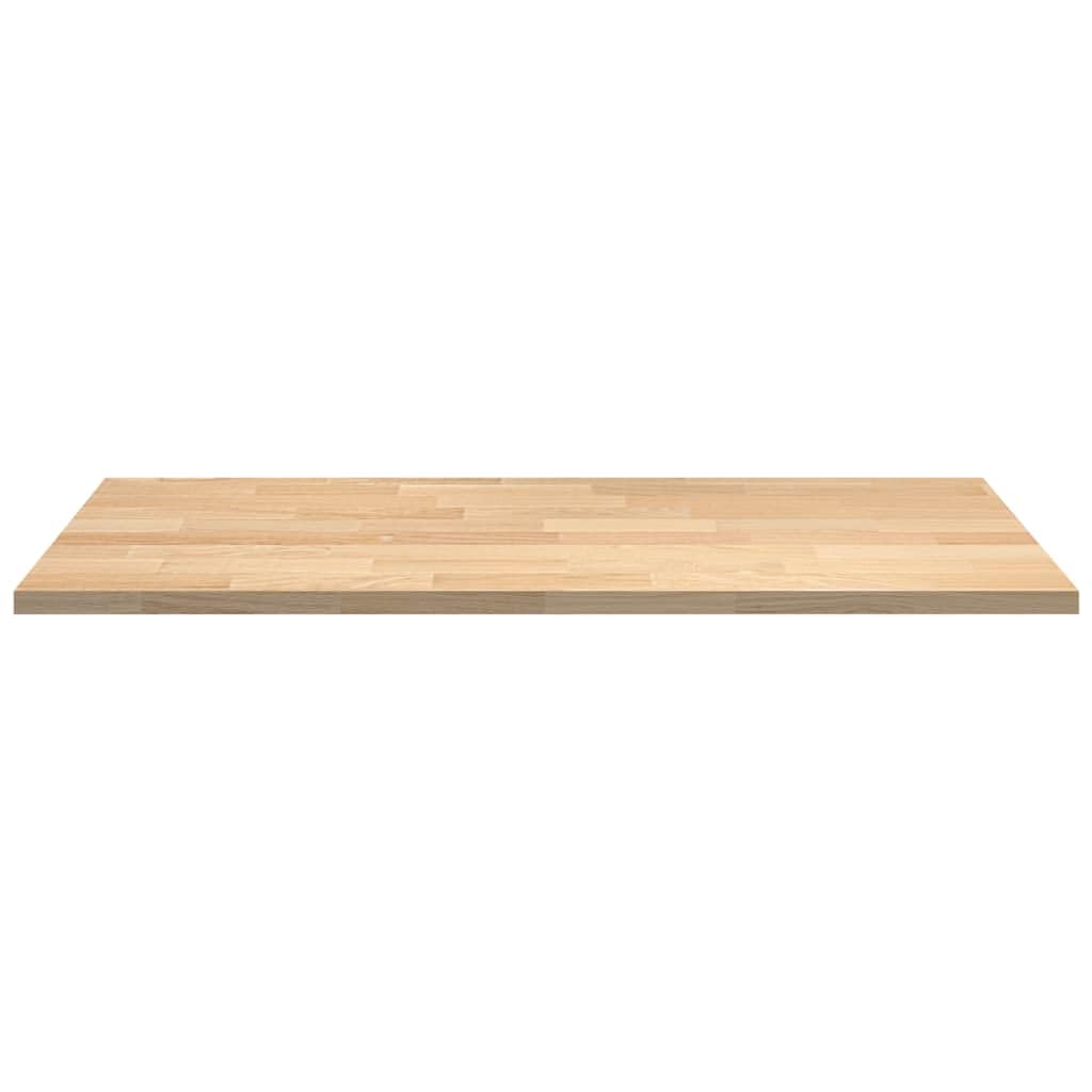 Piano di Lavoro Cucina 120x63,5x2,7 cm Legno Massello Rovere Marrone,4008999