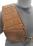 AVAONE Recoil Pad for Shotgun and Rifle, Shoulder Pad for Shooting or Hunting, Shotgun Recoil Shield for Left and Right Shoulder (Brown-New)