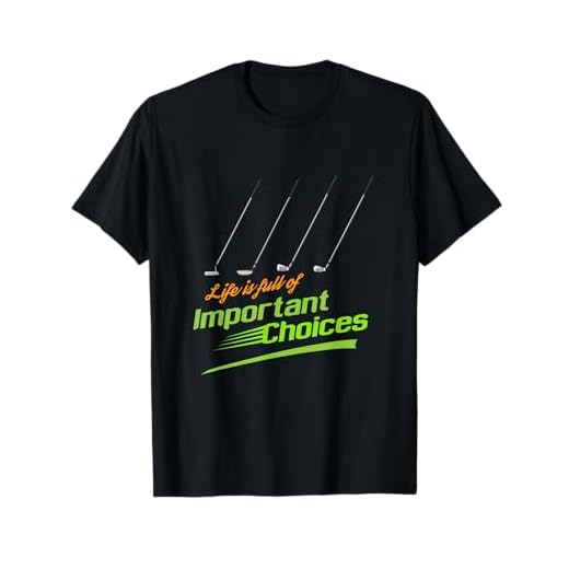 Golfschläger Putter Golfspieler Golfplatz Golfball Geschenk T-Shirt