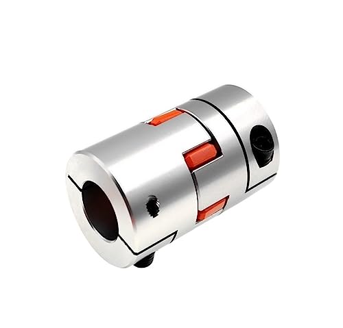 Rigid coupling,Stainless steel rigid coupling 1pcs D40L50 Plum Coupling Engraving Machine Servo Motor Coupler(14X20)