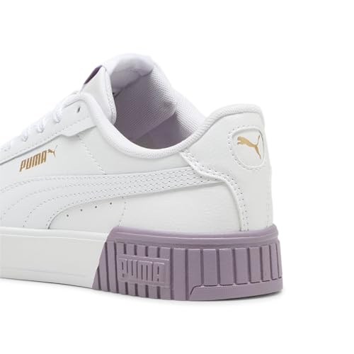 PUMA Kadın Carina 2.0-PUMA White-Pale Plum-PUMA Gold Low Boot 40