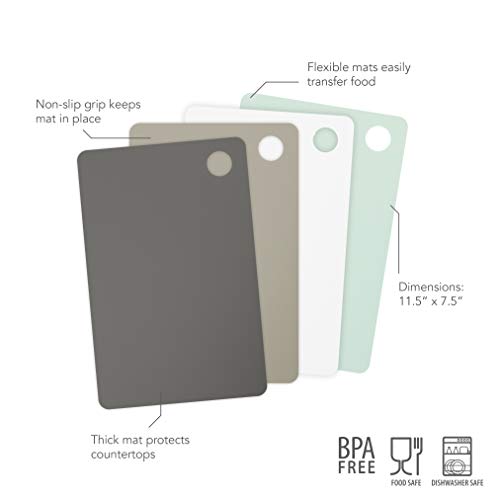 Set de 4 tablas flexibles pequeñas para cortar Tovolo miniatura 2