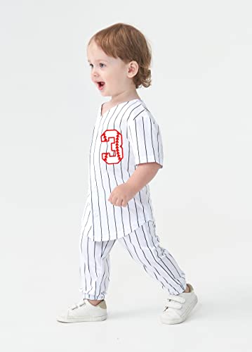 Image of Yuji Itadori Toddler Kids 2nd 3rd 4th Baseball Birthday Pants Set Boy Girl 2 Pieces Baseball Jersey Outfit