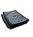 Extra Large Microfiber Glass Polishing Cloth (2-Pack) by Trendy Bartender - 25x20 inch Premium Lint Free Cleaning Cloth For Stemware etc - Bar Towel For Spotless Results - Premium Quality (Gray)