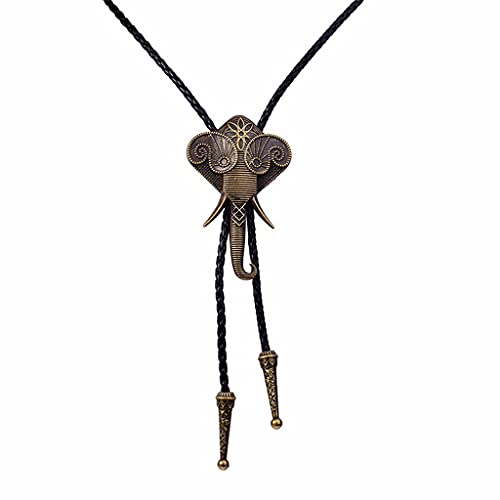 Image of Animal & Plant Bola Tie Bolo Tie Wedding Necklace for Men Women Groomsmen Western Cowboy Necktie