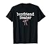 Boyfriend Beater Funny Girlfriend Humor Coquette Bow Subtle T-Shirt