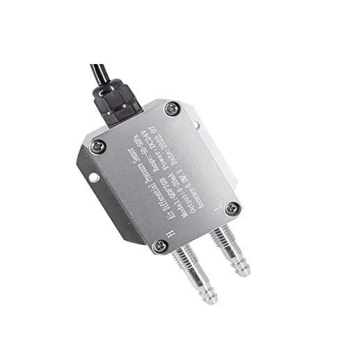 小差圧センサー -10Kpa ?10Kpa 空気風圧トランスミッター 4-20mA 0-10V RS485 LED/LCD デジタルディスプレイ(Sky Blue,0 to 10Kpa)