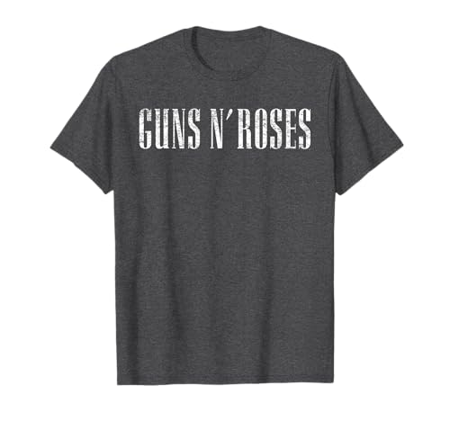 Guns N' Roses Official Text Logo T-Shirt Small
