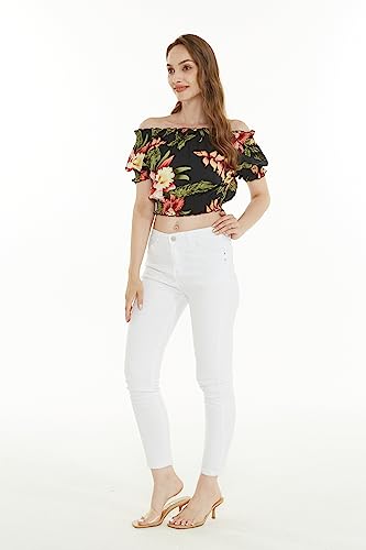 Image of Family Matching Hawaiian Clothes, Black Rafelsia | Lightweight 100% rayon • Family matching outfits • Beach vacations • Luaus • Cruises • Family photos