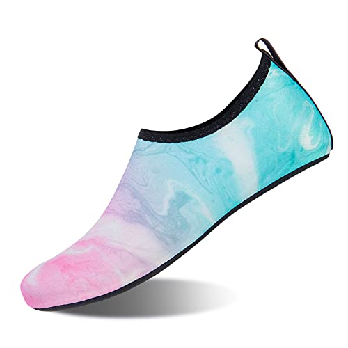Image of WateLves Womens and Mens Kids Water Shoes Barefoot Quick-Dry Aqua Socks for Beach Swim Surf Yoga Exercise