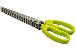 Professional 5-Layer Stainless Steel Multifunctional Kitchen Scissors