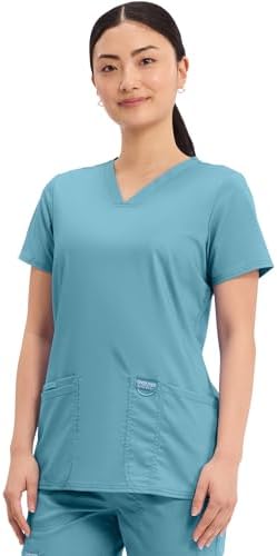 Cherokee Women's Classic Workwear Revolution V-Neck Top (Pack of 1)