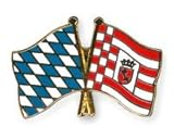 Bayern Bremen Freundschaftspin Flaggen Pin