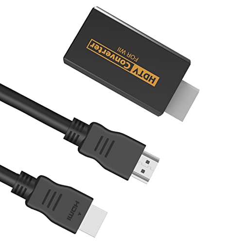 Hgowixx Wii Hdmi Adapter, Wii To Hdmi Converter With Hdmi Cable（Black） #TOP1