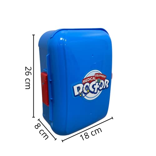 Kit Medico Infantil Maleta Azul, Importway