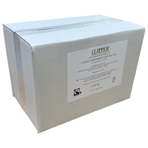 Clipper FOODSERVICE Fairtrade Blend 1 Cup Teabags (Pack of 1120)