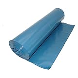 Hossi's Wholesale Abfallsäcke, 1 Rolle à 25 reißfeste Müllbeutel XXL, Müllsäcke blau, Mülltüten extra stark, 120l, 700x1100mm