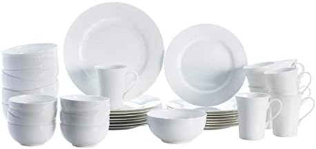 Mikasa 5225580 40 Piece Delray Bone China Dinnerware Set