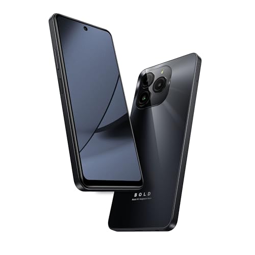 Image of BLU | Bold K10 | 2024 | 3-Day Battery | Unlocked | 6.6 inch HD+ Infinity Display | 128 /4GB | Triple 50MP Camera | US Version | US Warranty | Black
