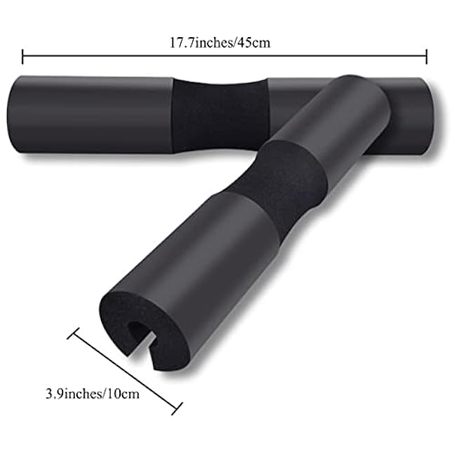 Barbell Pad Squat Pad Protector for Neck Shoulders Foam Weight Lifting Pad Cushion Lunges Hip Thrusts Gym Fitness Equipment Accessory for Olympic and Standard Bar