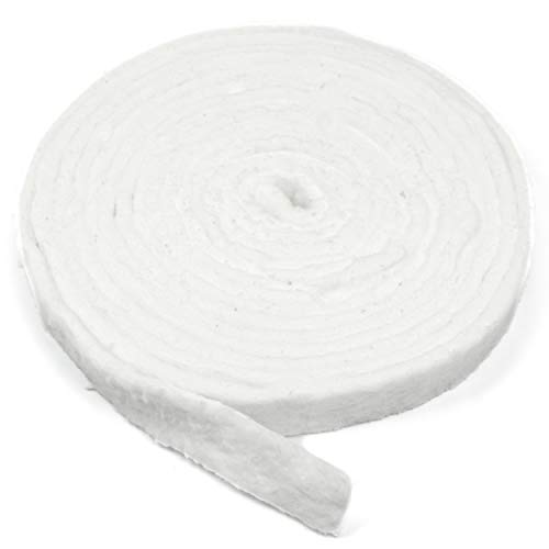 Lynn Manufacturing Strip Ceramic Fiber Alternative Blanket, 2200F Rated, 1' x 1/4' x 240', High Temperature Gasketing for Boiler, Wood Stove, Pellet Stove, Furnace, Kiln, Forge, 9505